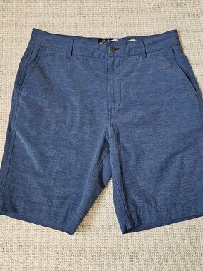 Faherty Men's All Day Shorts Blue 31 Lightweight Chino Casual Athleisure Stretch